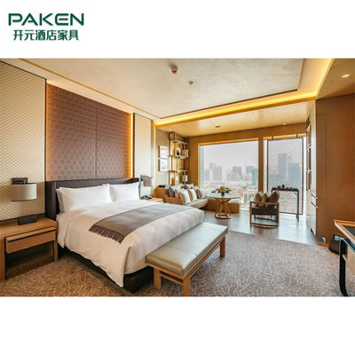 गुणवत्ता  Hotel High Glossy Finish Queen Size Bedroom Suites फैक्टरी