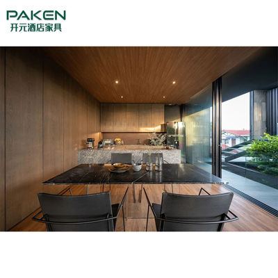 संगमरमर और लकड़ी की शैली आधुनिक विला फर्नीचर कमरे में रहने वाले फर्नीचर को अनुकूलित करें
