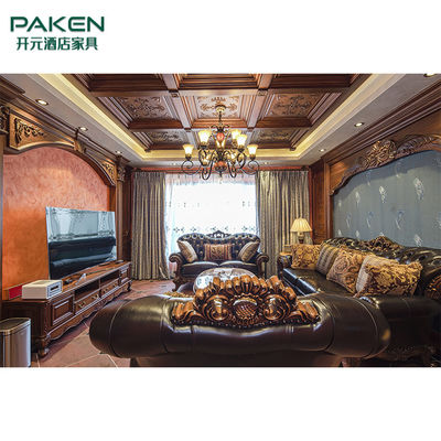 आधुनिक विला फर्नीचर लिविंग रूम फर्नीचर और भव्य और लक्जरी शैली को अनुकूलित करें