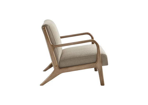 सरल डिजाइन आराम एकल सोफा प्राचीन होटल फर्नीचर लकड़ी की कुर्सी