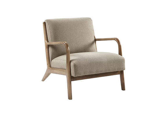 सरल डिजाइन आराम एकल सोफा प्राचीन होटल फर्नीचर लकड़ी की कुर्सी