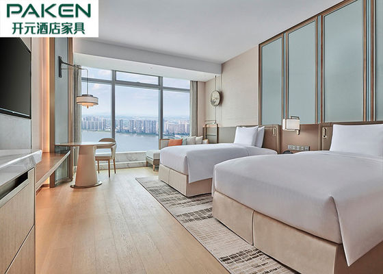 होटल समूह पांच सितारा पूर्ण सेट बेडरूम फर्नीचर सूट हिल्टन डिजाइन